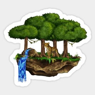Floating Island: Jaguar Sticker